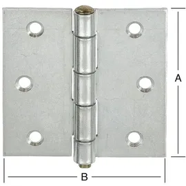 Vormann Scharnier 63 x 63 mm