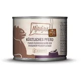 MjAMjAM Purer Fleischgenuss 200g Dose Katzennassfutter 6 x 200 Gramm köstliches Pferd Pur