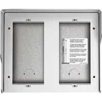 Legrand 350641 4-moduliger Aufputzkasten, 2-reihig