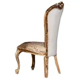 Xlmoebel Esszimmerstuhl Barock Esszimmerstuhl Stuhl Lehn Holz Luxus Esszimmer Barock (1 St), Hergestellt in Europa weiß