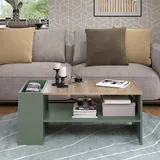 Vicco Vicco, Couchtisch + Beistelltisch, Wido (100 x 100 x 42 cm)