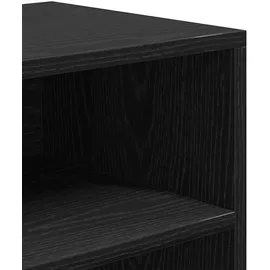 vidaXL Bücherregal 60 x 30 x 71,5 cm Schwarz