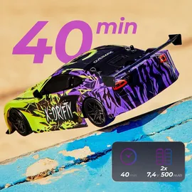 Overmax RC-Auto X-Drifty 4CH RTR grün lila