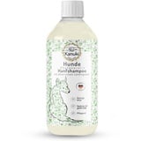 Kanuki pflegendes Hundeshampoo mit Phyto Keratin & Hanfsamenextrakt für samtig weiches Fell 500ml - mit ätherischem Lemongrasöl, pH Wert 7.5, für alle Felltypen-ohne Silikone, Mineralöle und Parabene