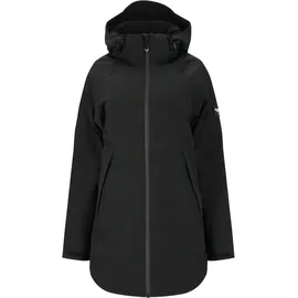 Weather Report Outdoorjacke WEATHER REPORT "Britta", Damen, Gr. 36, schwarz, 90% Polyester, 10% Elasthan, unifarben, normal, ohne Ausschnitt, Jacken Outdoorjacke, mit wind- und wasserdichter Eigenschaft