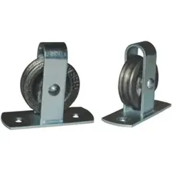 Betz Stehrolle 496 Nut 6mm Grauguss m.Längsplatte u.gedrehter Nut
