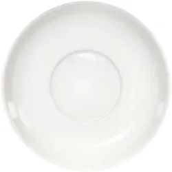 Stalgast 12 Suppen-Untertassen, groß, reinweißes Hotelporzellan, Serie Isabell, Ø 140 mm