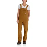 Damen Overall CRAWFORD BIB OVERALL, braun, Größe XL - braun - XL
