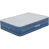 Bestway Fortech Luftbett Snugable Top mit integrierter Elektropumpe Double XL/Mid 203 x 152 x 46 cm