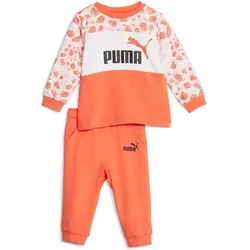PUMA Kinder Sportanzug ESS MIX MTCH Infants Jogge, HOT HEAT, 74