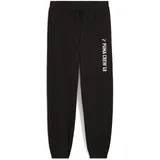 Puma M Graphic French Terry Jogger Jogginghose Schwarz S