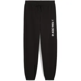 Puma M Graphic French Terry Jogger Jogginghose Schwarz S