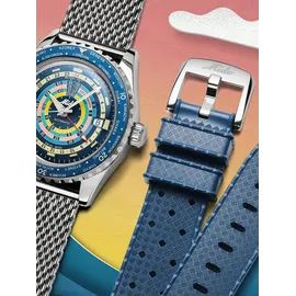 Mido Ocean Star Decompression Worldtimer blau 40,5 mm M026.829.17.041.00