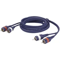 DAP AUDIO Audiokabel FL243 - 2 RCA Male L/R