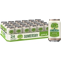 Somersby Apple Cider 0,33 l Dose| 24 Dosen fruchtiger Apfel Cider mit 4,5 % Vol. ohne künstliche Farb-und Aromastoffe (24 x 0,33 l)