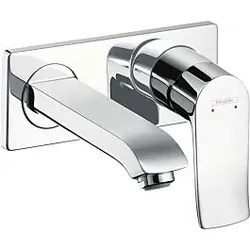 hansgrohe Metris Waschtisch Wand Armatur 31085000 Unterputz Armatur, Auslauf 165 mm, chrom
