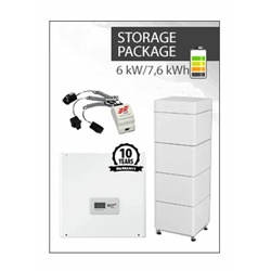 RCT Power 6kW Wechselrichter + 7,6kWh Batterie Paket