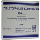 KERMA Verbandstoff GmbH Zellstoff Vlies Kompressen 10 x 20 cm