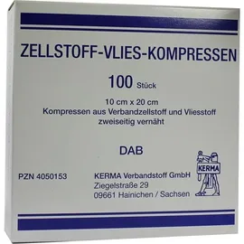 KERMA Verbandstoff GmbH Zellstoff Vlies Kompressen 10 x 20 cm