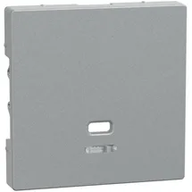 Merten Zentralplatte mit Kontrollfenster für Zugschalter aluminium