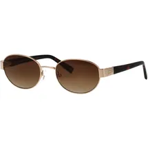 Brendel Eyewear Sonnenbrille BRENDEL EYEWEAR "Modell 905066", Damen, gold, metallic, Sonnenbrillen Sonnenbrille, Form Oval, Logoschriftzug auf Bügel, Metallfassung