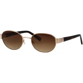 Brendel Eyewear Sonnenbrille BRENDEL EYEWEAR "Modell 905066", Damen, gold, metallic, Sonnenbrillen Sonnenbrille, Form Oval, Logoschriftzug auf Bügel, Metallfassung