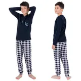 LOREZA Kariert Pyjama Mehrfarbig 152/158
