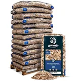 Galamio Holzhackschnitzel Natur 60l x 39 Sack 2340l Palette - 2340 l