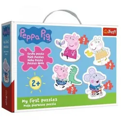 Peppa Pig Puzzle Peppa Pig Puzzle My First Puzzle 4 in 1 Neu, 18 Puzzleteile