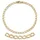 FIRETTI Goldarmband FIRETTI "Schmuck Geschenk Gold 333 Armkette Panzerketten" Gr. 19, gold (gelbgoldfarben), Armbänder, Damen, 19, Gelbgold 333, Goldarmband, Made in Germany