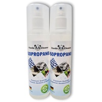 PandaCleaner Isopropanol - Isopropylalkohol - Für Haushalt, Handwerk & Industrie Reinigungsalkohol (Spar-Set, [2-St. 250ml Spray Rückstandslose Reinigung) weiß