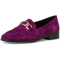 TAMARIS Damen Slipper Leder Blockabsatz; PURPLE/lila; 40 EU