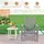 Costway Adirondack Gartenstuhl 73 x 68 x 85 cm grau
