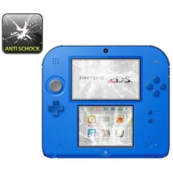 4x Panzerfolie für Nintendo 2DS ANTI-SCHOCK Displayschutzfolie HD KLAR