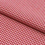 Karostoff Rot Weiß 2x2 mm Baumwolle – kleinkarierter Stoff Meterware, rot weiß karierter Baumwollstoff Landhausstil, pflegeleicht & vielseitig