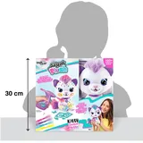 Airbrush Plush Kitty 1 St. 32,50 cm Schwarz