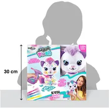 Airbrush Plush Kitty 1 St. 32,50 cm Schwarz