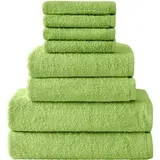 NatureMark Handtuchset 8-tlg. grün