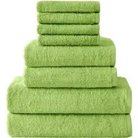 NatureMark Handtuchset 8-tlg. grün