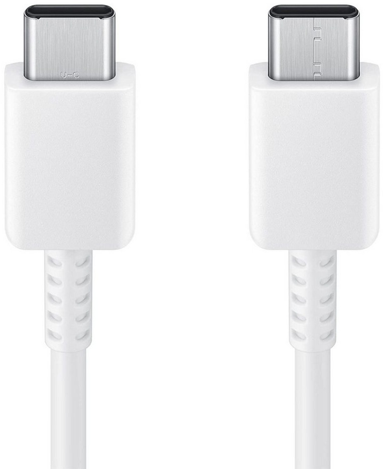 IK-Handelsgruppe Ladekabel für Samsung, Smartphone-Kabel, USB-C, USB-C, Schnellladefunktion, Kabellänge 1 Meter weiß