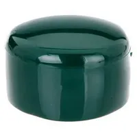 GAH Alberts Pfostenkappen für runde Metallpfosten  Ø 48 mm grün