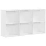 mokebo Aktenregal Weiß, 132x75x35 cm, Arbeitszimmer, Büroregale, Aktenregale