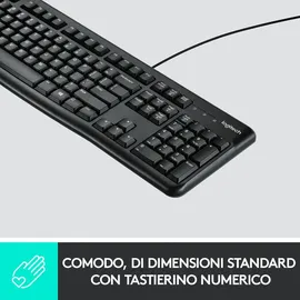 Logitech K120 IT schwarz