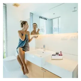 Relaxdays Organizer mit Griff 8,5 x 26 x 16 cm 16-tlg. weiß