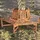 Garden Pleasure Ontario 155 x 78 x 155 cm Braun