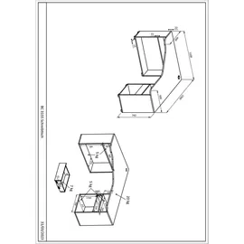 Bega Consult Eckschreibtisch BC3155 Schwarz