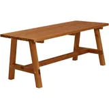Holz-Brehe Country Plankenbank 177 x 37 x 46 cm Braun