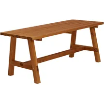 Holz-Brehe Country Plankenbank 177 x 37 x 46 cm Braun