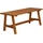 Holz-Brehe Country Plankenbank 177 x 37 x 46 cm Braun