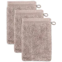 Möve Superwuschel Waschhandschuh 15 x 20 cm cashmere 3 St.